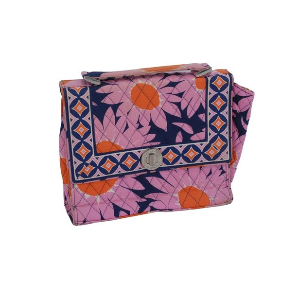 Vera Bradley Pink Love Me Twist‎ Lock Hand Bag - Picture 1 of 11